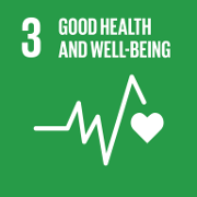 Icon for 'Good health and well-being' goal